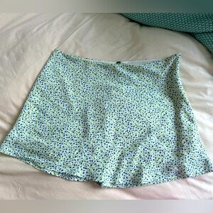 Lined Flower Plus Skirt